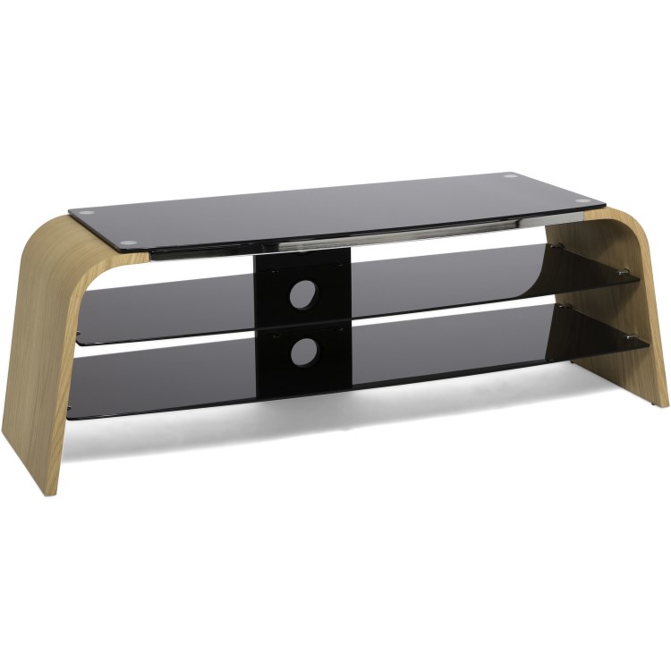 Alphason ADSP1400-LO Spectrum TV Stand for up to 65" TVs - Light Oak