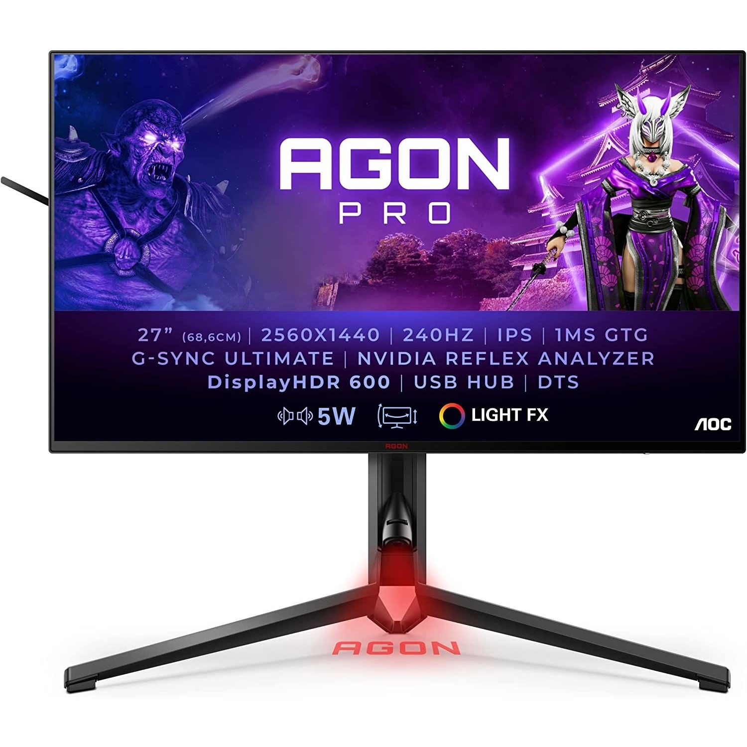 Laptops Gaming 300Hz IPS AG274QS QHD - AOC Monitor 27\