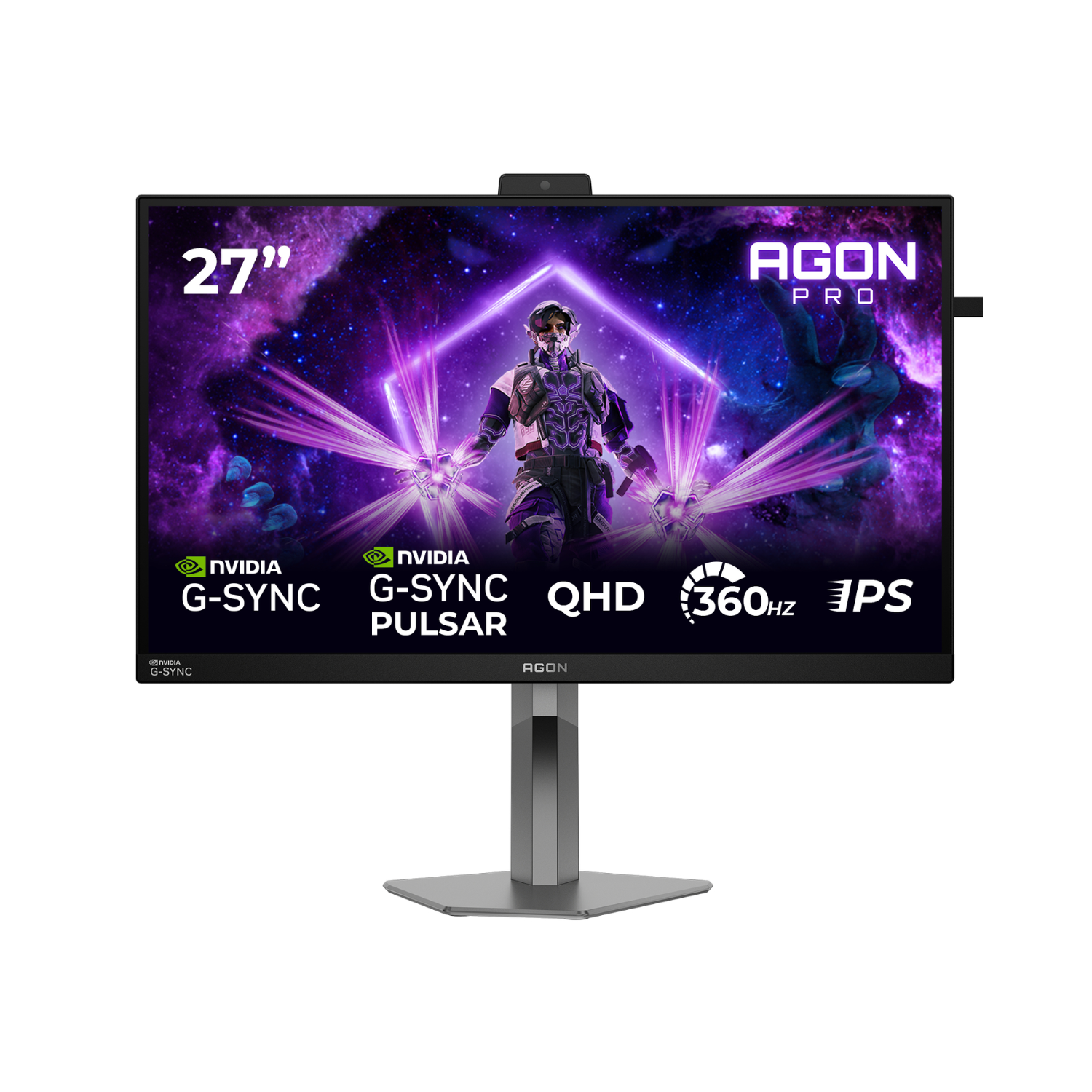 AOC NVIDIA AGON PRO AG276QSG2 27" 2K QHD 360Hz G-SYNC Pulsar HDR10 Fas