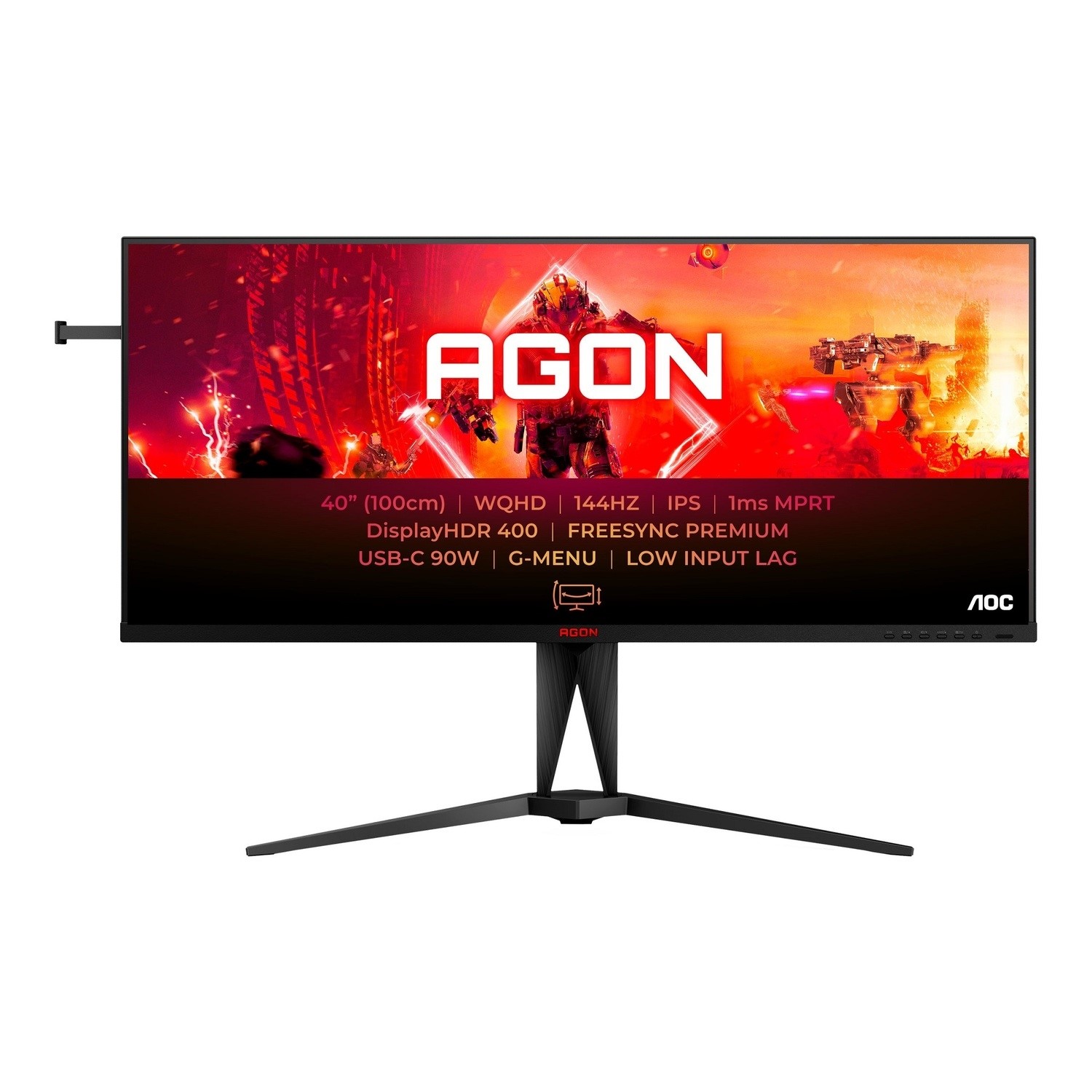 AOC AG405UXC 40 IPS Ultra-Wide QHD 144Hz Gaming Monitor