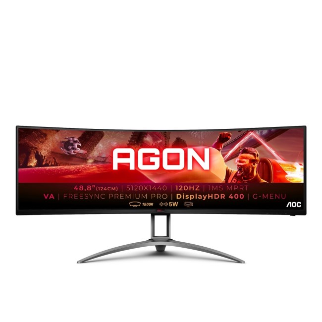 AOC AGON AG493UCX 49" Dual QHD 1ms 120Hz Curved Gaming Monitor