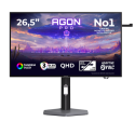 AGP277QKDC AOC AGON PRO AGP277QKDC 26.5" OLED Dual-Mode QHD 540Hz Full HD 720Hz 0.03ms Gaming Monitor