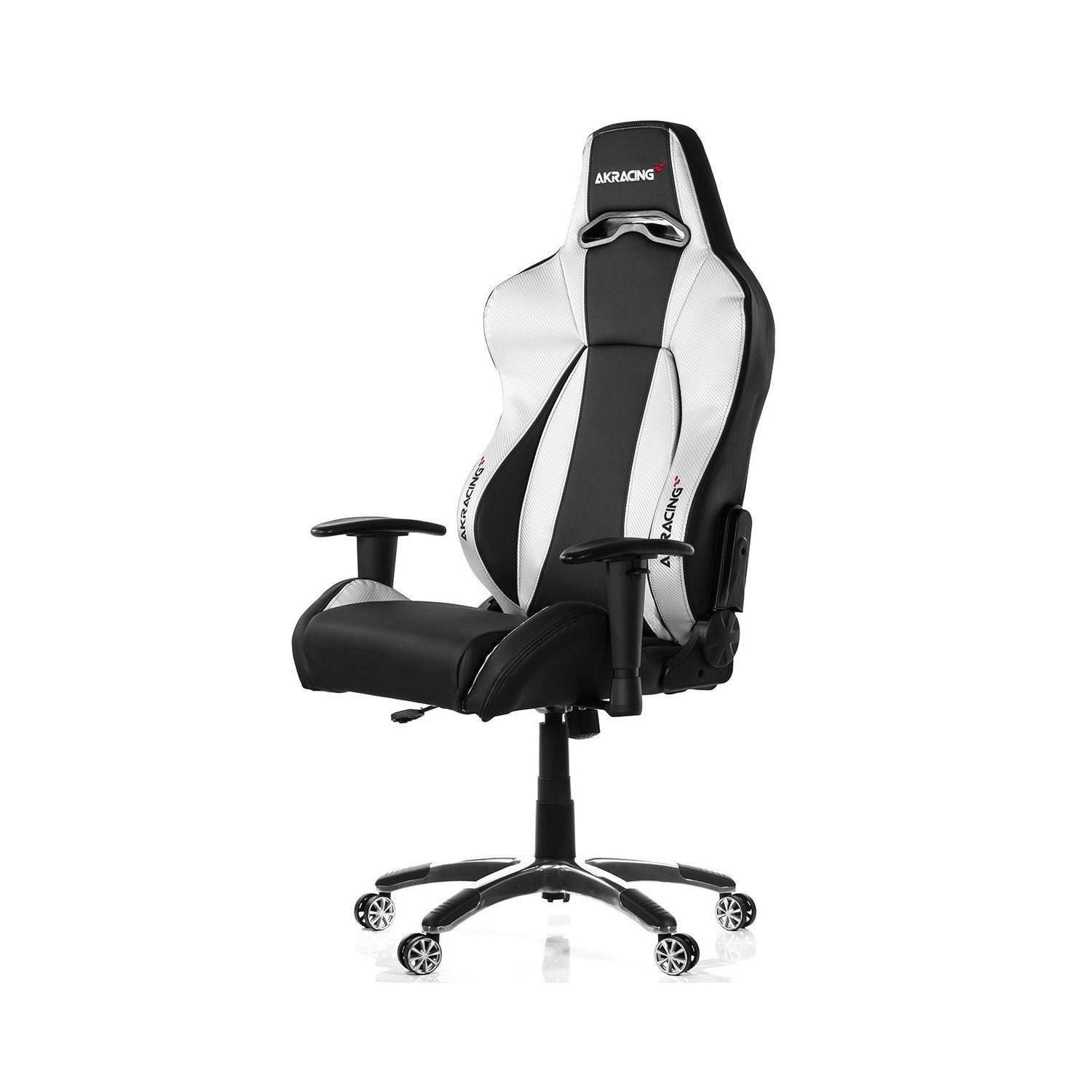 AK Racing K7002 Premium Gaming Chair - Black/Silver - Laptops Direct