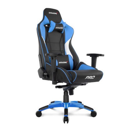 AK Racing Master Series Pro Gaming Chair - Black/Blue - Laptops Direct