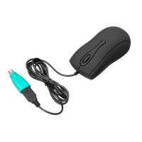 Targus USB Optical Mouse - PS/2 Adapter - Black