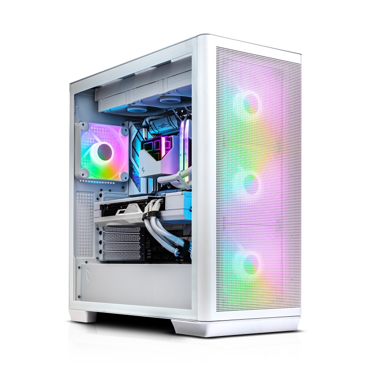 AWD IT ANPX White AMD Ryzen 7 7800X3D 32GB 2TB RTX 4080 Super Liquid Cooled Windows 11 Gaming PC