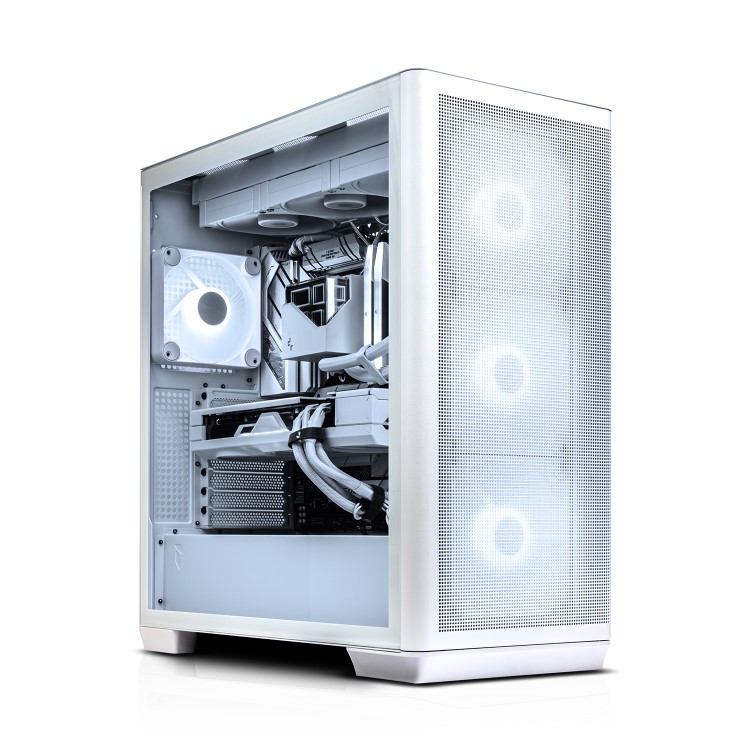 AWD IT ANPX White AMD Ryzen 7 7800X3D 32GB 2TB RTX 4080 Super Liquid Cooled Windows 11 Gaming PC