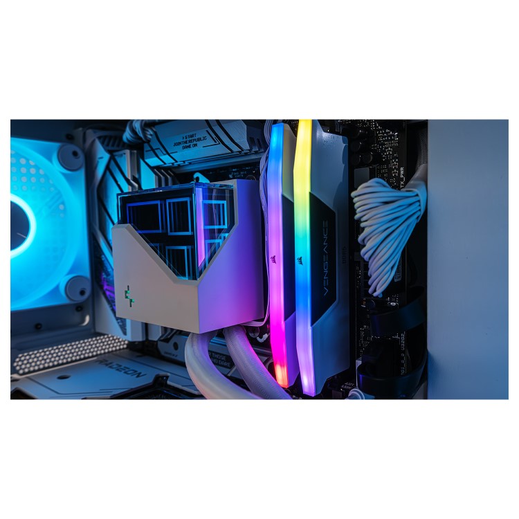 AWD IT ANPX White AMD Ryzen 7 7800X3D 32GB 2TB RTX 4080 Super Liquid Cooled Windows 11 Gaming PC