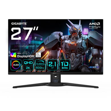 Gigabyte AORUS FO27Q5P 27" OLED QHD 500Hz 0.03ms Gaming Monitor