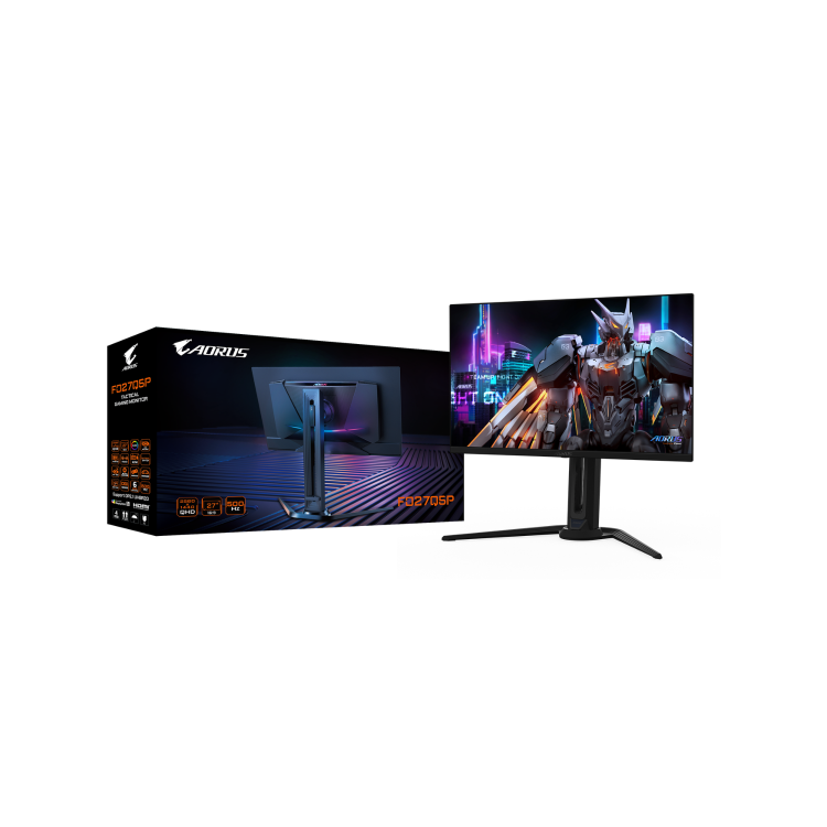 GIGABYTE AORUS FO27Q5P 27" OLED QHD 500Hz 0.03ms Gaming Monitor