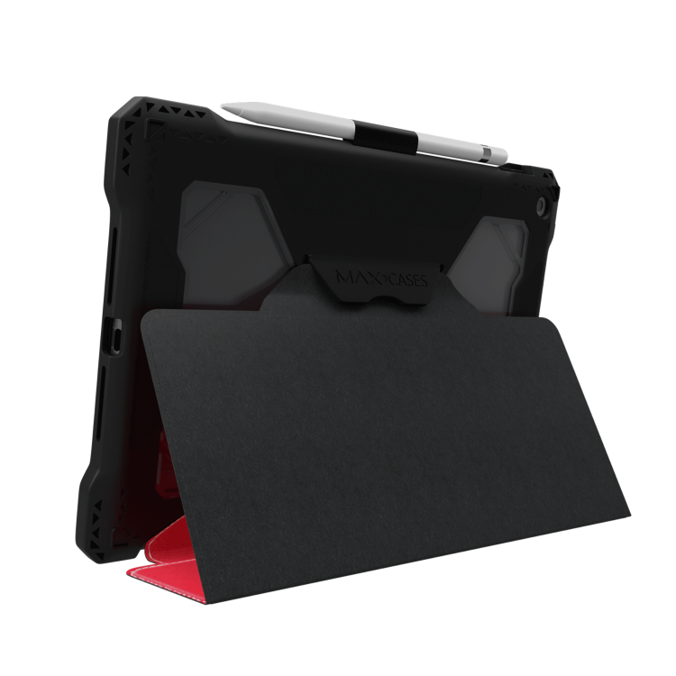 Max Case Extreme Folio-X for iPad 7 10.2" 2019 in Red