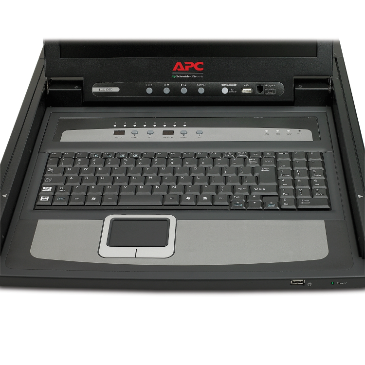 APC 17" Rack LCD Console 8 port KVM