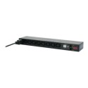 AP7921B APC Switched Rack PDU - Power distribution unit rack-mountable - AC 208-230 V - Ethernet RS-232 - input_ IEC 60320 C20 - output connectors_ 8 IEC 60320 C13 - 1U - 2.4 m
