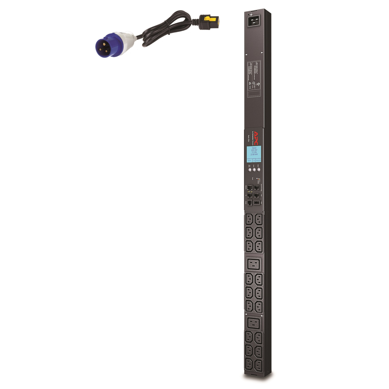 Apc Metered Rack Pdu Zerou 2G - Power Distribution Strip, Laptops Direct - AP8858EU3