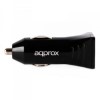 Approx Dual port USB In Car Charger 3.1A Black