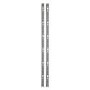 APC NetShelter SX rack cable management panel (vertical) - 42U