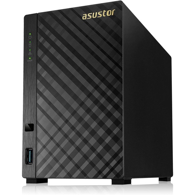 Asustor 2 Bay 512MB Diskless Desktop NAS