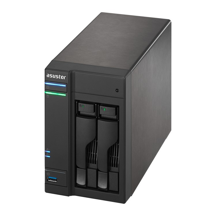 Asustor 2 Bay 2GB Diskless Desktop NAS