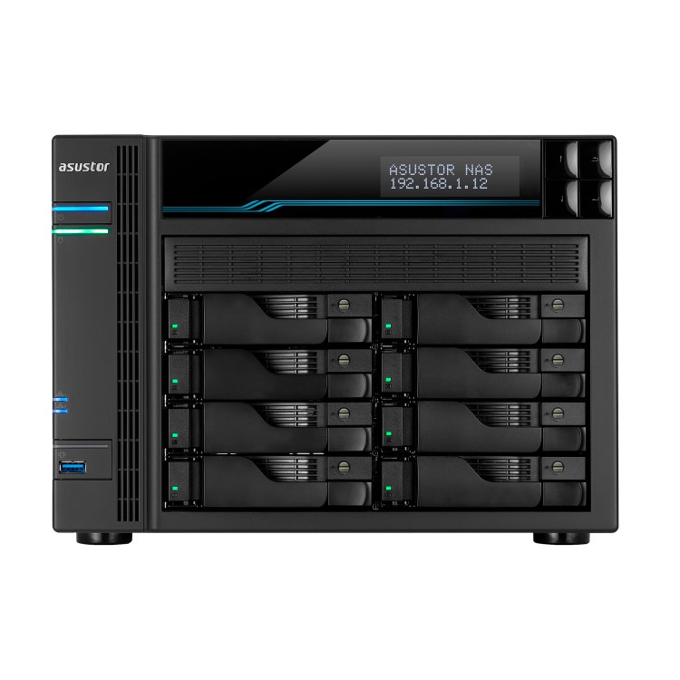 Asustor Lockerstor 8 - 8 Bay 8GB Diskless Desktop NAS