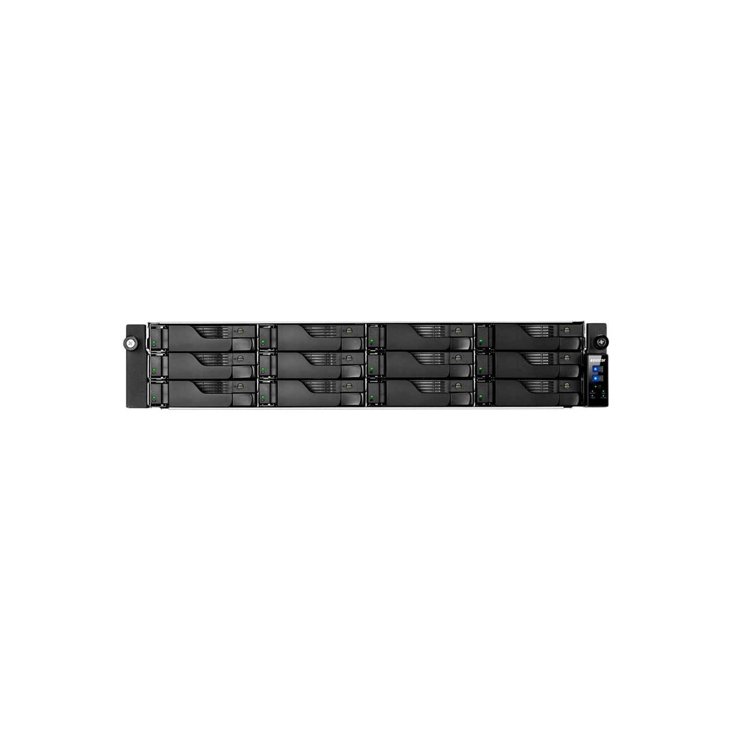 Asustor 12 Bay 8GB Diskless Rack NAS - Laptops Direct