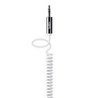 Belkin MIXIT 1.8m  Coiled 3.5mm Aux Cable - White Belkin MIXIT 1.8m  Coiled 3.5mm Aux Cable - White