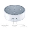 Amazon Echo Dot 2nd Generation White with FREE B22 Smart Bulb