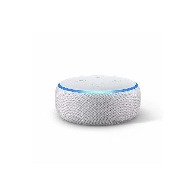 GRADE A1 - Amazon Echo Dot 3rd Gen - Smart speaker with Alexa - Sandstone Fabric