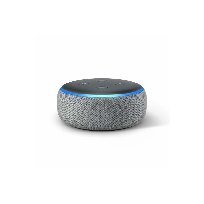 Amazon Echo Dot 3rd Gen - Smart speaker with Alexa - Heather Grey Fabric