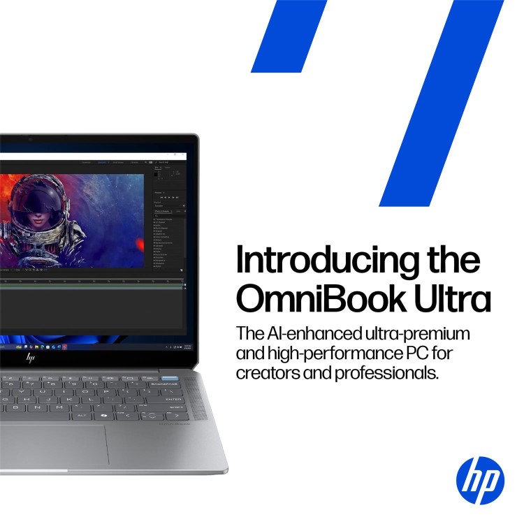 HP OmniBook Intel Core Ultra 7 16GB RAM 1TB SSD 14 Inch Touchscreen Windows 11 Laptop