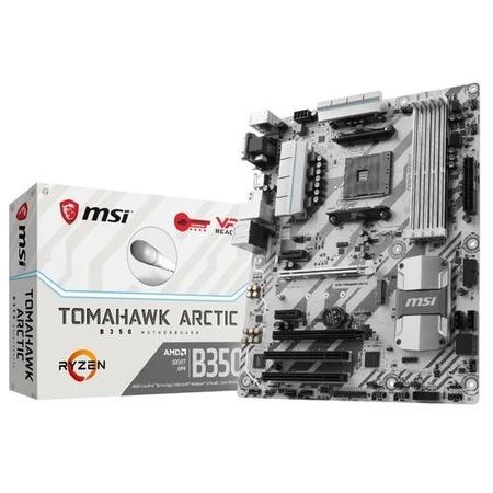 MSI B350 Tomahawk Arctic AMD Socket AM4 ATX Motherboard