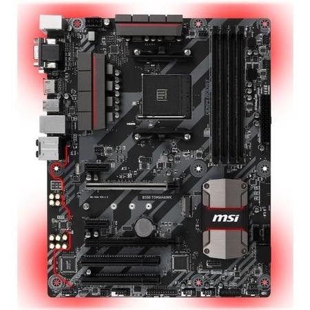 MSI B350 Tomahawk AMD Socket AM4 ATX Motherboard