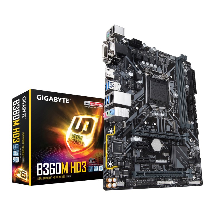 Gigabyte B360M HD3 Intel LGA 1151 Socket Motherboard