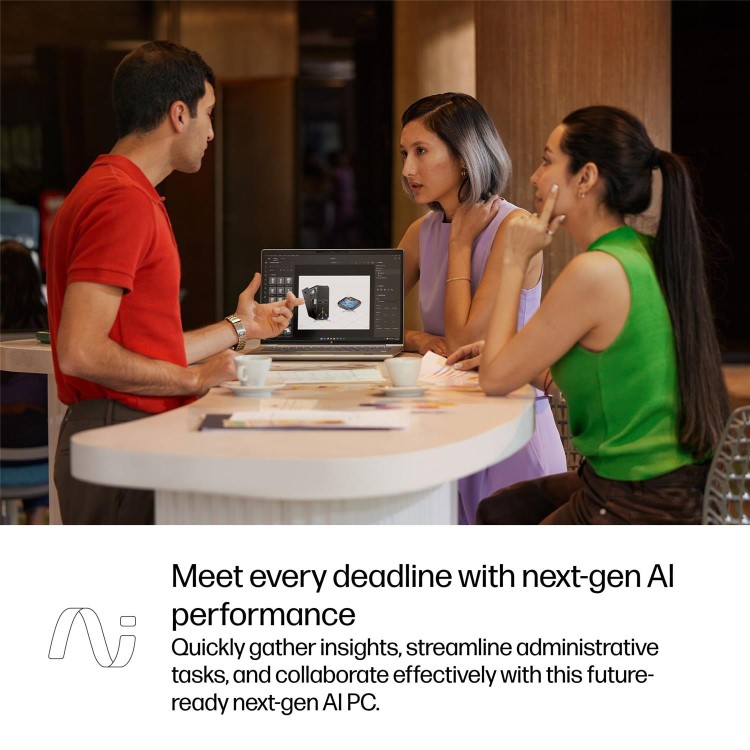 ProBook 4 G1q 14 inch Notebook Next Gen AI PC, 14", Windows 11 Pro, Qualcomm Snapdragon, 16GB RAM, 512GB SSD, WUXGA, Pike silver, Copilot+ PC