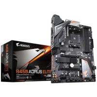 Gigabyte B450 AORUS Elite AMD Socket AM4 ATX DDR4 DVI-D/HDMI Dual M.2 RGB Motherboard