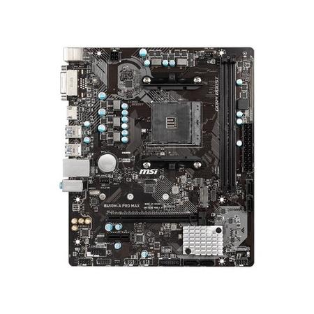 MSI B450M-A PRO MAX AMD Socket AM4 DDR4 HDMI/DVI-D Micro ATX M.2 USB 3.2 Motherboard
