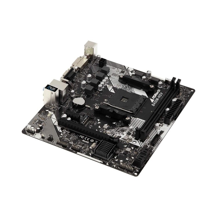 ASRock AMD AM4 B450 MicroATX Motherboard