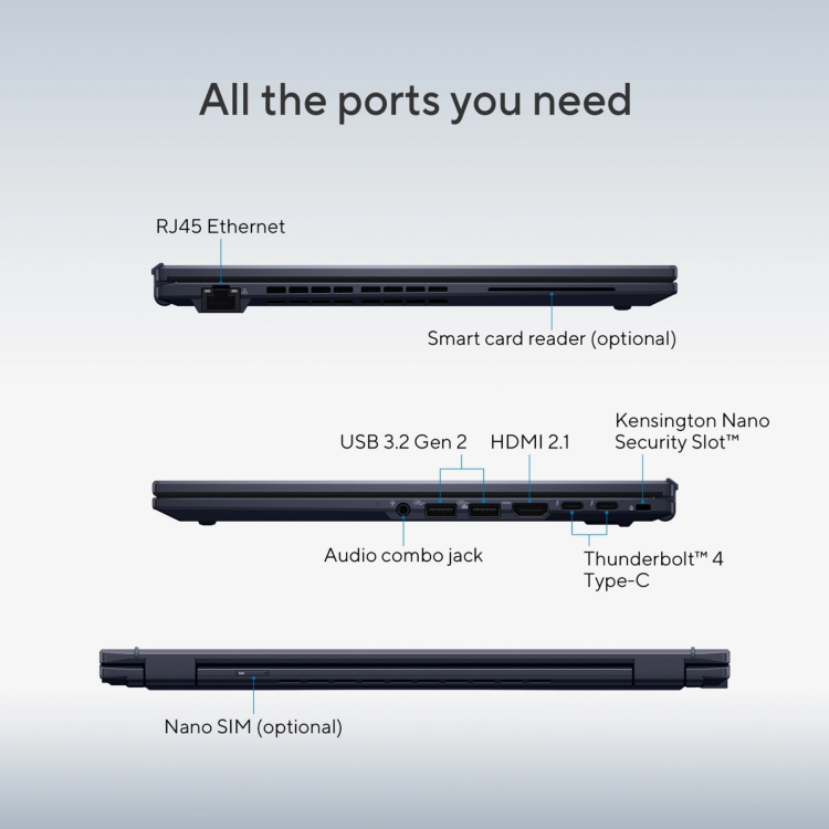 ASUS ExpertBook B5404 Intel Core Ultra 7 16GB RAM 512GB SSD 14 Inch Windows 11 Pro Laptop