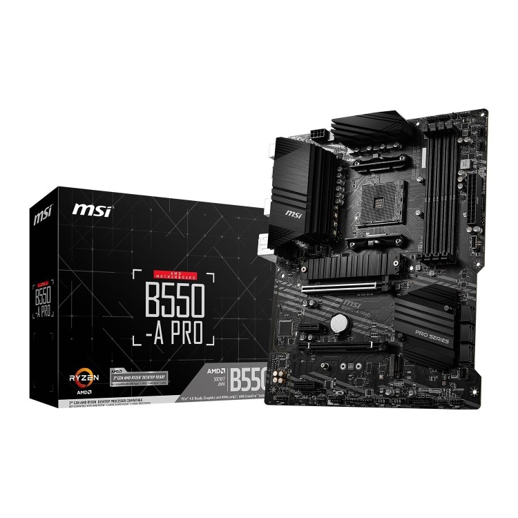 MSI B550-A PRO AMD B550 AM4 DDR4 ATX Motherboard