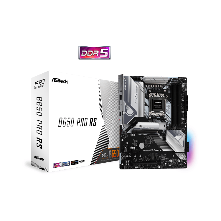 ASRock B650 Pro RS AMD AM5 DDR5 ATX Motherboard