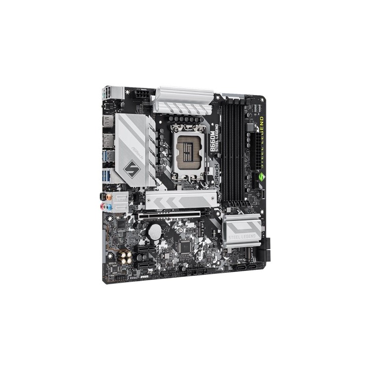 ASRock B660M Stell Legend Intel B660 LGA 1700 DDR4 Micro ATX Motherboard