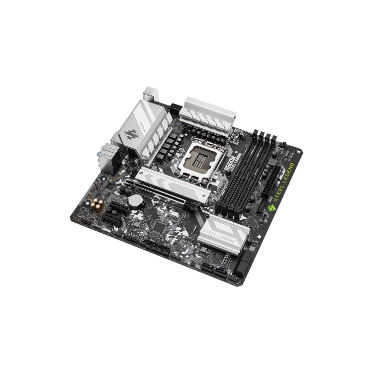 ASRock B660M Stell Legend Intel B660 LGA 1700 DDR4 Micro ATX Motherboard