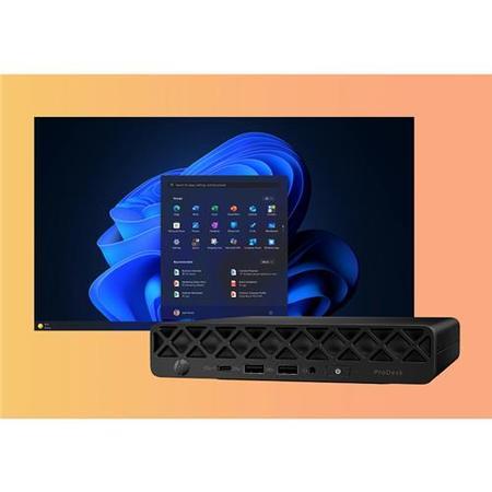 HP ProDesk 4 Mini G1i Intel Core Ultra 5 235T 16GB RAM 256GB SSD Windows 11 Pro Mini PC