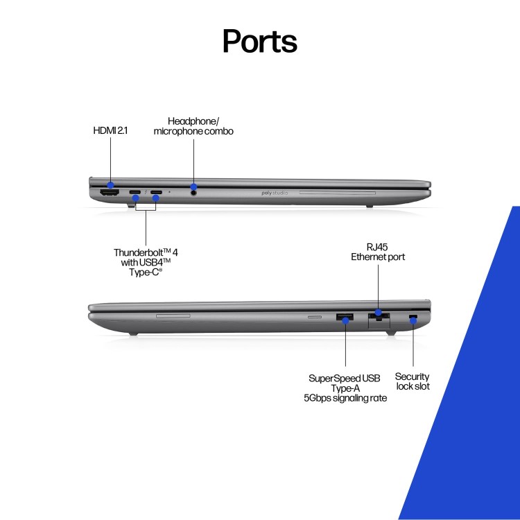 ZBook 8 G1i 14 inch Mobile Workstation PC  - Data Science, 14", Windows 11 Pro, Intel Core™ Ultra 7, 32GB RAM, 1TB SSD, NVIDIA RTX™ 500 Ada, WUXGA