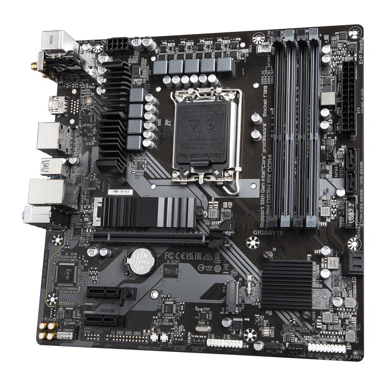 Gigabyte B760 DS3H AX Intel B760 LG 1700 DDR4 Micro ATX Motherboard