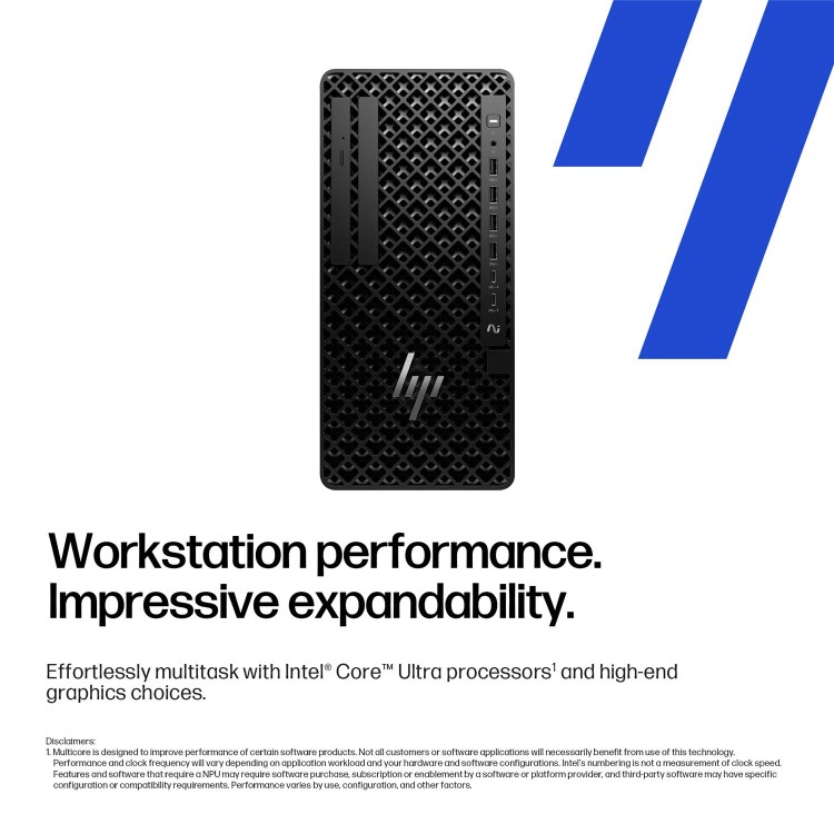 Z1 Tower G1i Desktop PC, Windows 11 Pro, Intel Core™ Ultra 9, 32GB RAM, 1TB SSD, NVIDIA GeForce RTX™ 5060 Ti