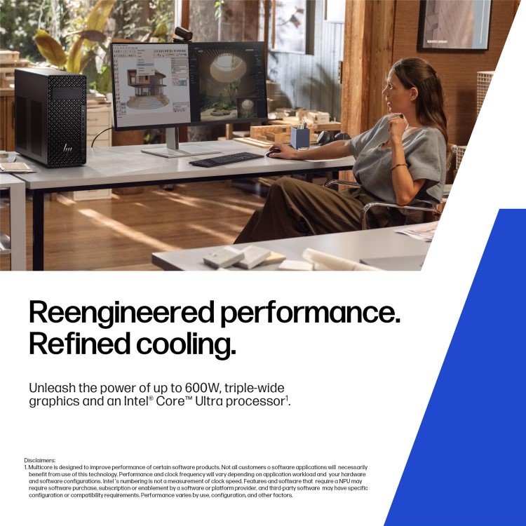 Z2 Tower G1i Workstation Desktop PC, Windows 11 Pro, Intel Core™ Ultra 7, 32GB RAM, 1TB SSD, RTX™ A1000