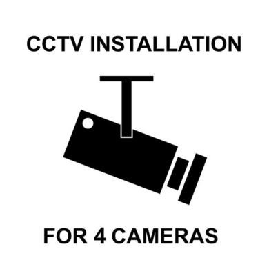 4 Camera CCTV System Installation