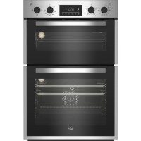 Refurbished Beko BBDF26300X 60cm Double Built In Electric Oven Stainless Steel