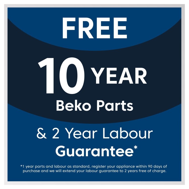 Refurbished Beko BBDF26300X 60cm Double Built In Electric Oven Stainless Steel
