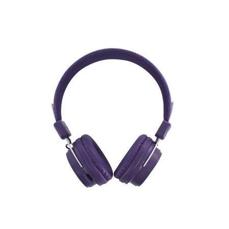BeeWi GroundBee Bluetooth Stereo  Wired Headphones Purple
